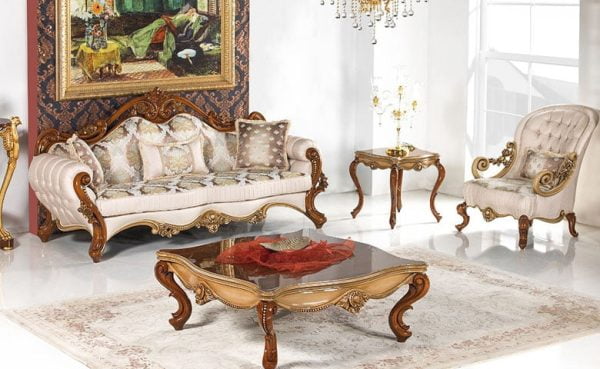 Turkey Classic Furniture - Luxury Furniture ModelsAntik Ceviz Classic Sofa Set
