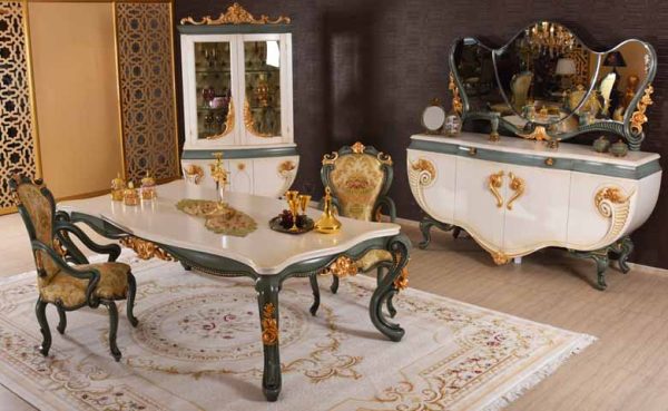 Turkey Classic Furniture - Luxury Furniture ModelsAntik Classic Dining Room Set