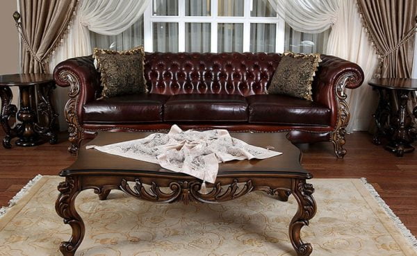 Turkey Classic Furniture - Luxury Furniture ModelsApolyon Leather Sofa Set