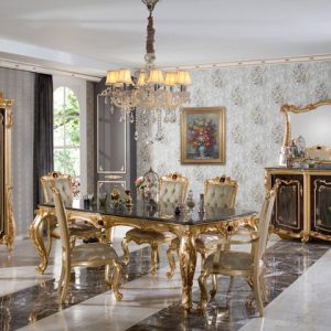 Turkey Classic Furniture - Luxury Furniture ModelsAsalet Classic Dining Room Set