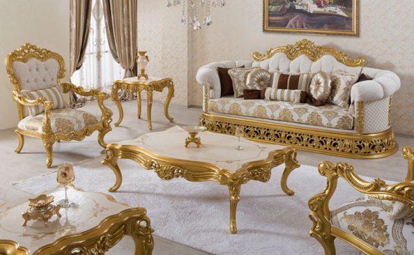 Turkey Classic Furniture - Luxury Furniture ModelsAtlas Classic Sofa Set