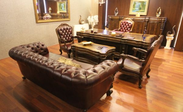 Turkey Classic Furniture - Luxury Furniture ModelsBaroc Classic Office Furniture Set