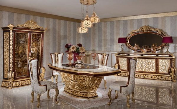 Turkey Classic Furniture - Luxury Furniture ModelsBenti Classic Dining Room Set