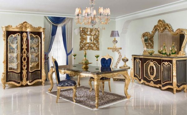 Turkey Classic Furniture - Luxury Furniture ModelsBergamo Classic Dining Room Set