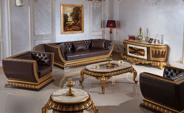 Turkey Classic Furniture - Luxury Furniture ModelsBeylik Suite Classic Office Set