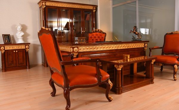 Turkey Classic Furniture - Luxury Furniture ModelsBianca Classic Office Set