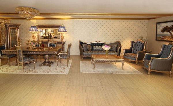 Turkey Classic Furniture - Luxury Furniture ModelsBianca Classic Sofa Set