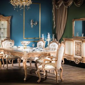 Turkey Classic Furniture - Luxury Furniture ModelsDefne Classic Dining Room Set