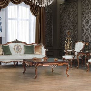 Turkey Classic Furniture - Luxury Furniture ModelsDefne Classic Living Room Set