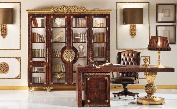 Turkey Classic Furniture - Luxury Furniture ModelsEftelya Classic Office Set