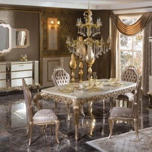 Turkey Classic Furniture - Luxury Furniture ModelsEsella Classic Dining Room Set