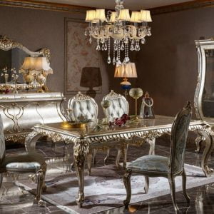 Turkey Classic Furniture - Luxury Furniture ModelsHanzade Classic Dining Room Set