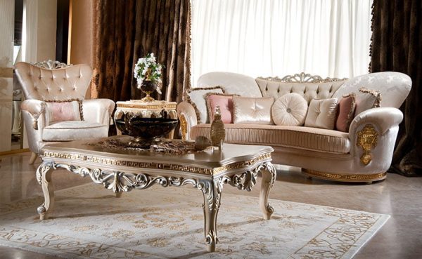 Turkey Classic Furniture - Luxury Furniture ModelsHelios Lüks Living Room Set