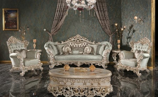 Turkey Classic Furniture - Luxury Furniture ModelsHüner Classic Sofa Set