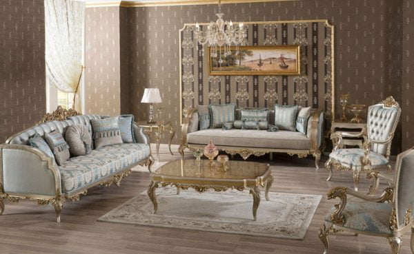 Turkey Classic Furniture - Luxury Furniture Modelsİzabel Classic Living Room Set
