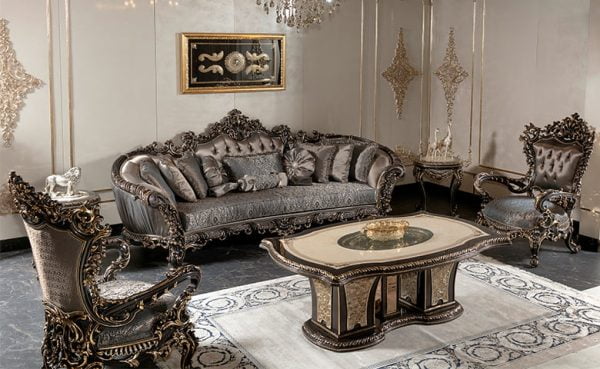 Turkey Classic Furniture - Luxury Furniture ModelsJinda Classic Sofa Set