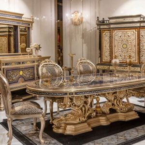 Turkey Classic Furniture - Luxury Furniture ModelsKapadokya Classic Dining Room Set