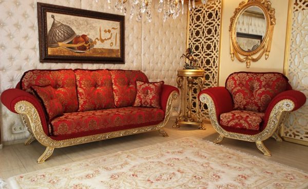 Turkey Classic Furniture - Luxury Furniture ModelsKapaletti Classic Sofa Set