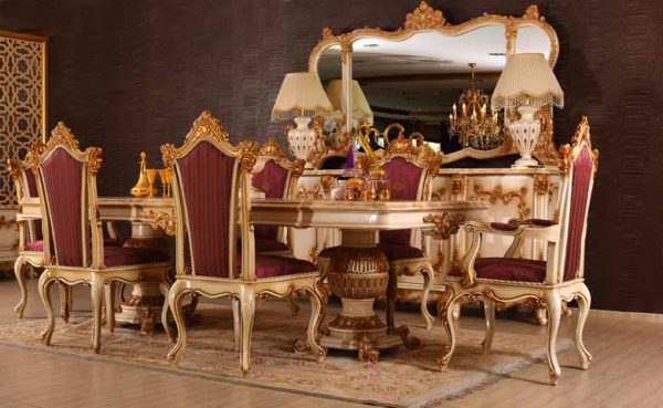 Turkey Classic Furniture - Luxury Furniture ModelsKarmen Classic Dining Room Set