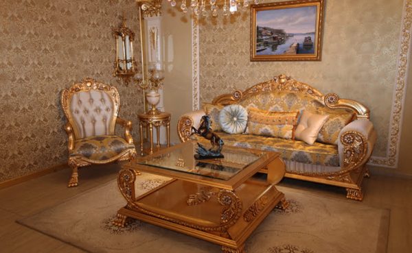 Turkey Classic Furniture - Luxury Furniture ModelsKuppa Classic Sofa Set
