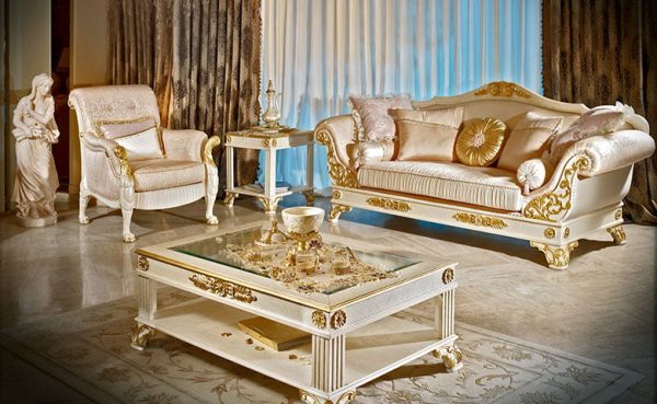 Turkey Classic Furniture - Luxury Furniture ModelsLeon Classic Sofa Set