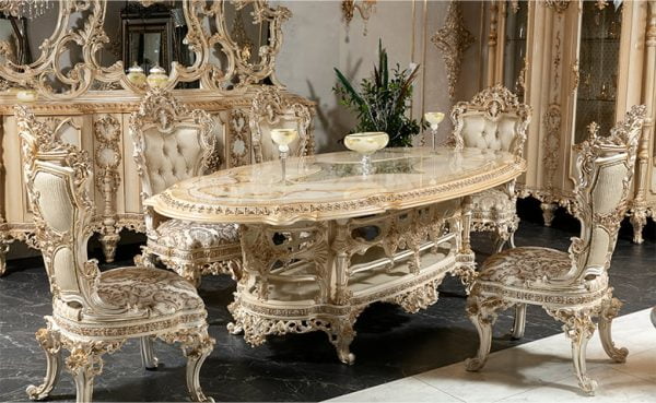 Turkey Classic Furniture - Luxury Furniture ModelsLorin Klasik Yemek Odası Takımı