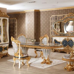 Turkey Classic Furniture - Luxury Furniture ModelsLoris Classic Dining Room Set