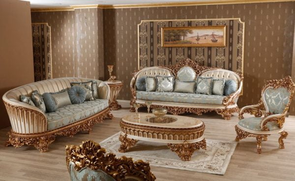Turkey Classic Furniture - Luxury Furniture ModelsLoris Classic Living Room Set