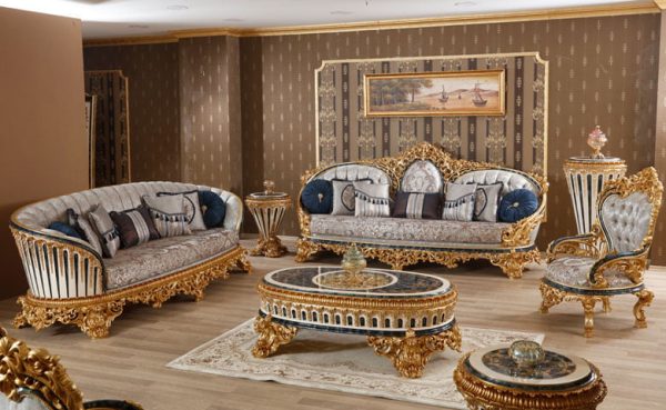Turkey Classic Furniture - Luxury Furniture ModelsLoris Classic Living Room Set