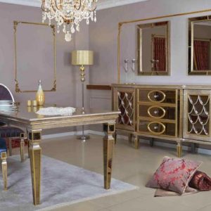 Turkey Classic Furniture - Luxury Furniture ModelsMarsilya Art Deco Classic Dining Room Set