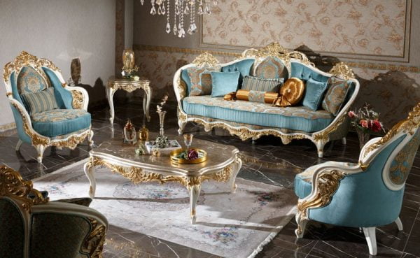Turkey Classic Furniture - Luxury Furniture ModelsMonaliza Classic Sofa Set