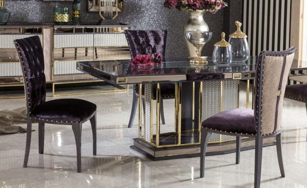 Turkey Classic Furniture - Luxury Furniture ModelsMontana Art Deko Dining Room Set