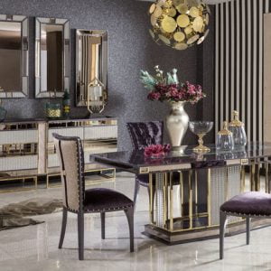 Turkey Classic Furniture - Luxury Furniture ModelsMontana Art Deko Dining Room Set