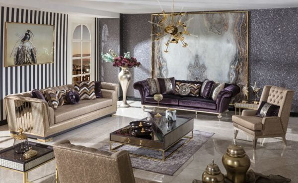 Turkey Classic Furniture - Luxury Furniture ModelsMontana Art Deko Sofa Set