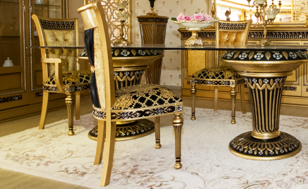 Turkey Classic Furniture - Luxury Furniture ModelsNew Belinda Classic Dining Room Set