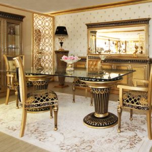 Turkey Classic Furniture - Luxury Furniture ModelsNew Belinda Classic Dining Room Set
