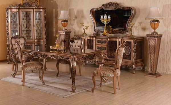 Turkey Classic Furniture - Luxury Furniture ModelsNora Classic Dining Room Set