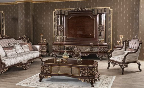 Turkey Classic Furniture - Luxury Furniture ModelsOdrina Classic Sofa Set