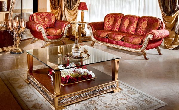 Turkey Classic Furniture - Luxury Furniture ModelsOrkide Classic Sofa Set