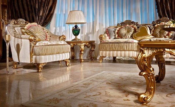 Turkey Classic Furniture - Luxury Furniture ModelsPanorama Classic Sofa Set