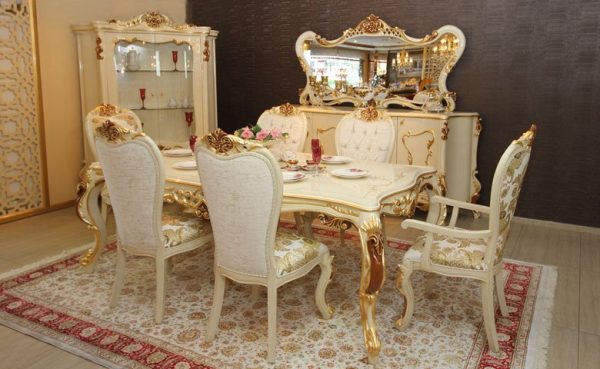Turkey Classic Furniture - Luxury Furniture ModelsPerla Classic Dining Room Set