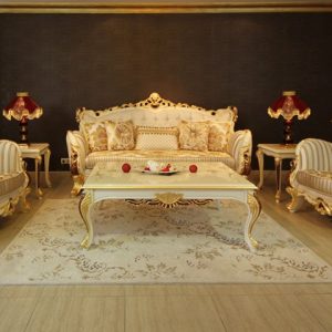 Turkey Classic Furniture - Luxury Furniture ModelsPerla Classic Sofa Set