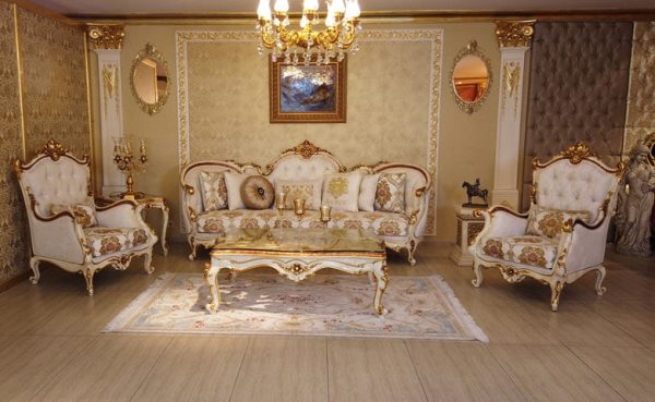 Turkey Classic Furniture - Luxury Furniture ModelsPırıltı Classic Living Room Set