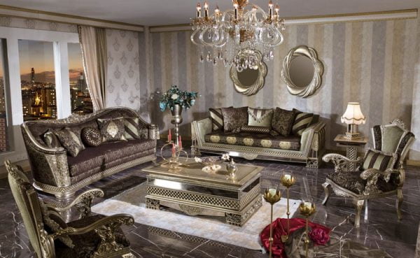 Turkey Classic Furniture - Luxury Furniture ModelsPrada Classic Sofa Set