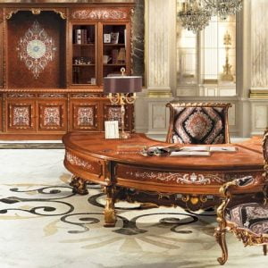Turkey Classic Furniture - Luxury Furniture ModelsPresident Suite Classic Office Set