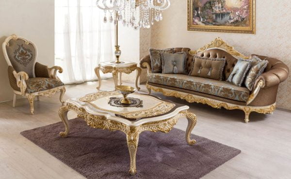 Turkey Classic Furniture - Luxury Furniture ModelsRomina Classic Sofa Set