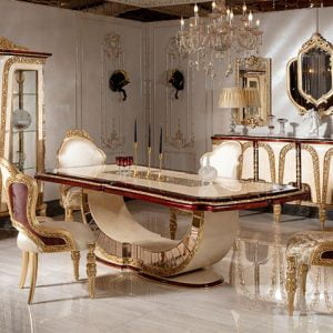 Turkey Classic Furniture - Luxury Furniture ModelsŞaheste WOW Classic Dining Room Set