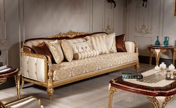 Turkey Classic Furniture - Luxury Furniture ModelsŞaheste WOW Classic Sofa Set