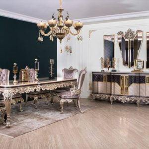 Turkey Classic Furniture - Luxury Furniture ModelsSandy Classic Dining Room Set
