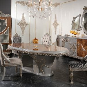 Turkey Classic Furniture - Luxury Furniture ModelsSantana Classic Dining Room Set